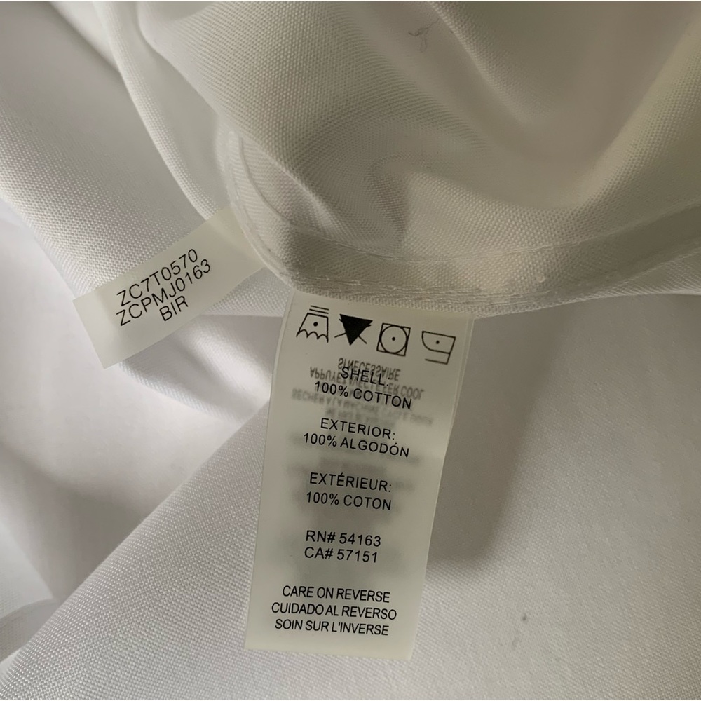 Calvin Klein White Sleeveless Blouse - Picture 5 of 7